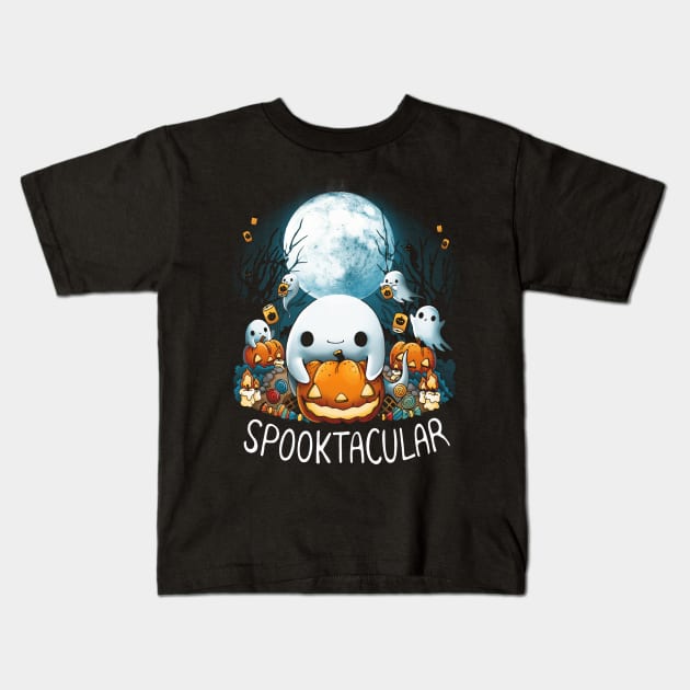 Spooktacular Kids T-Shirt by Vallina84